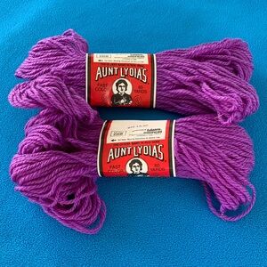Aunt Lydia’s Rug Yarn - 2 Skeins - 60 yards x 2